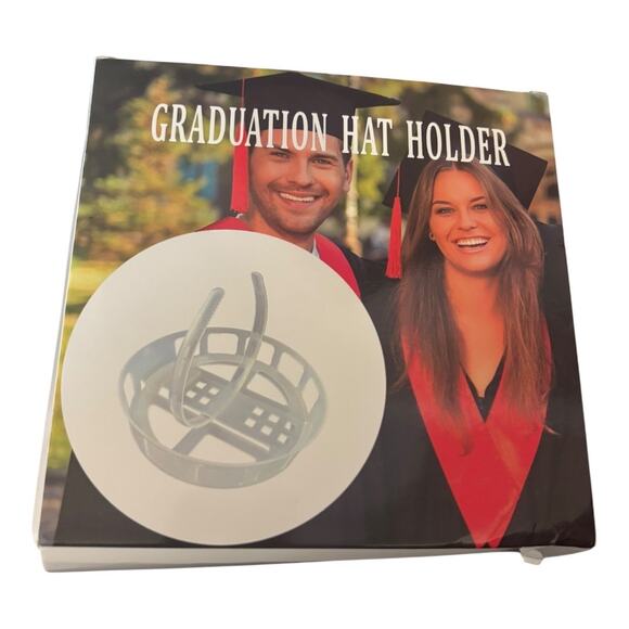 Graduation Hat Holder Headband NEW in Box Clear - Picture 1 of 3